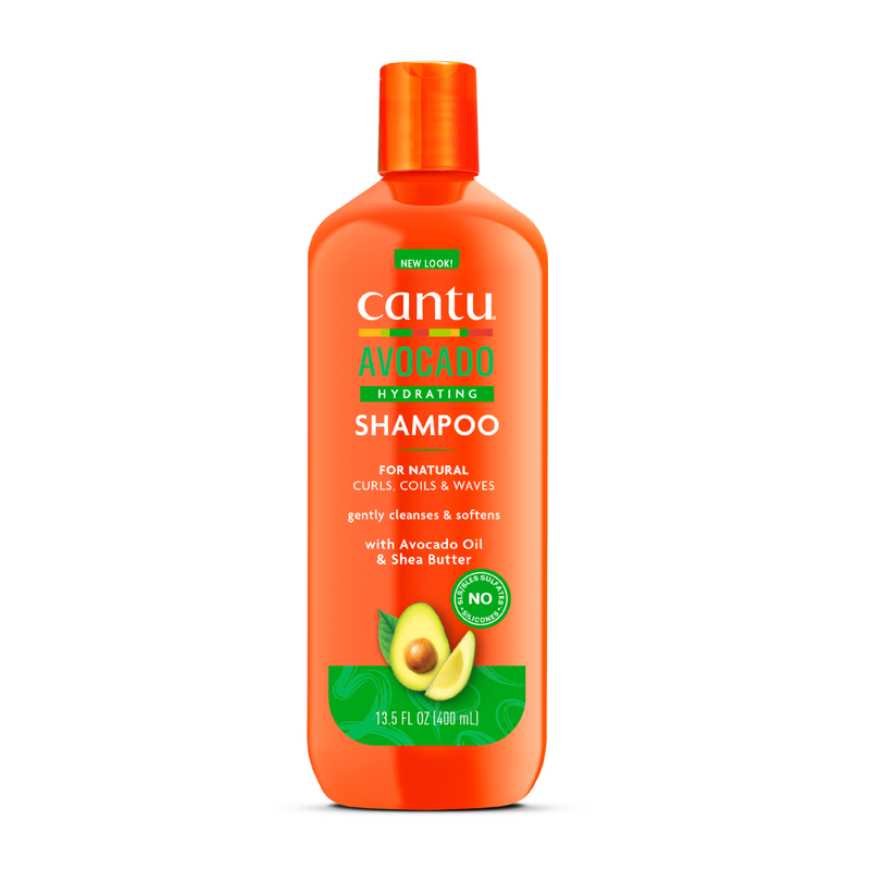 Cantu Cantu Hydrating Avocado Oil & Shea Butter Hair Shampoo 400 Ml Shampoo White Smoke