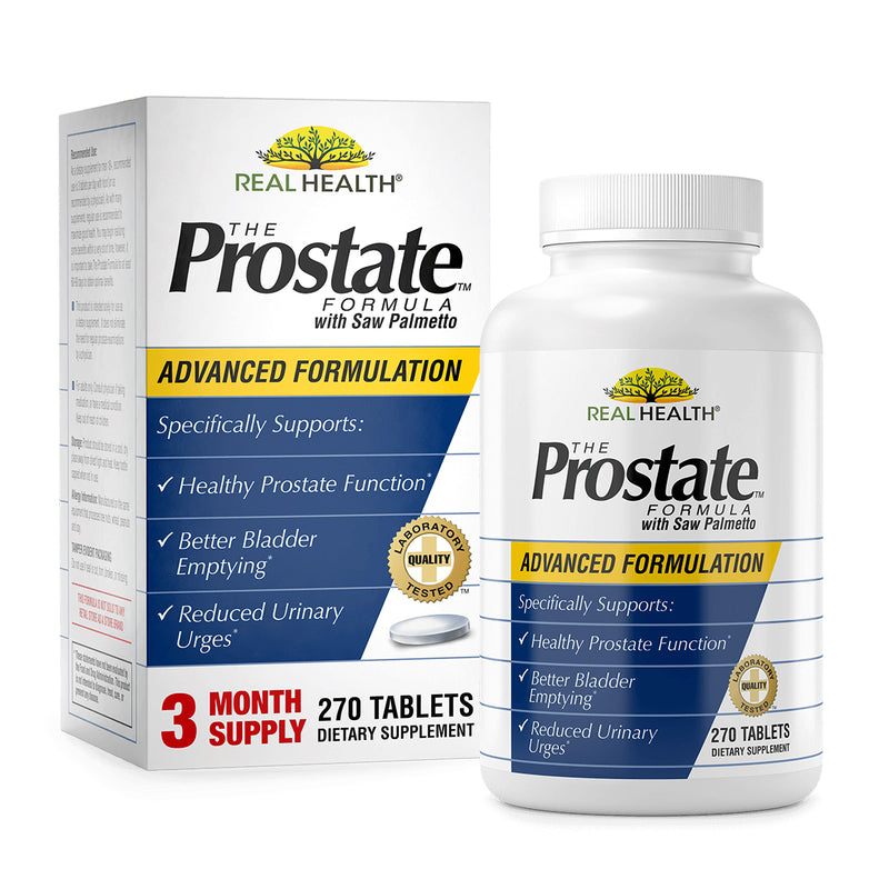 Real Health Real Health: The Prostate Formula (270 Tablets) Vitamins & Supplements White Smoke