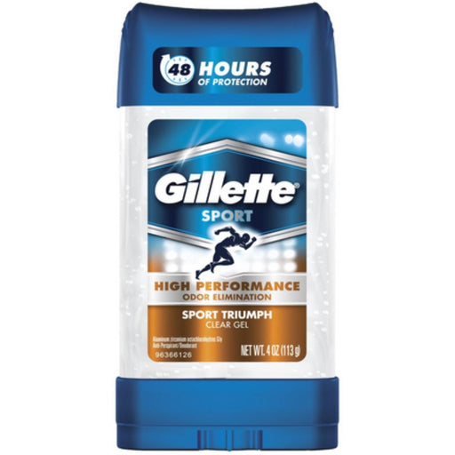 Gillette Gillette Antiperspirant Deodorant For Men, Clear Gel, Sport Active, 72 Hr. Sweat Protection, 3.8 Oz Deodorant White Smoke