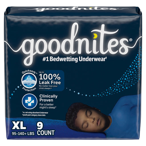 Goodnites Goodnites Boys Nighttime Underwear Extra Large Underwear Dark Slate Gray