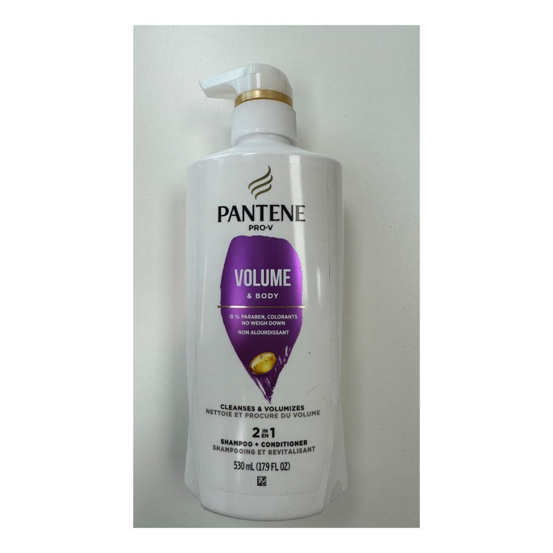 Pantene Pantene Pro-V Volume & Body 2 In 1 Shampoo & Conditioner (17.9 Fl Oz) Shampoo & Conditioner Gray