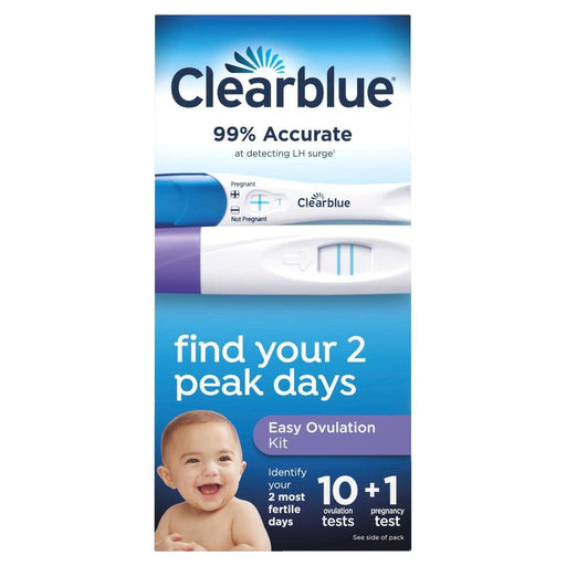 Clearblue Clearblue Easy Ovulation Kit With Pregnancy Test - 11ct Health & Beauty White Smoke