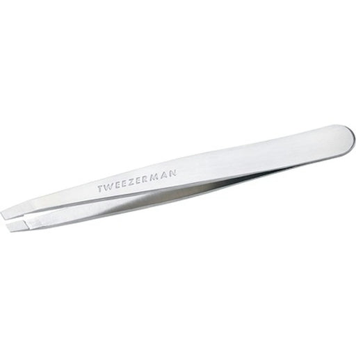 Tweezerman Tweezerman Platinum Silver Slant Tweezer - 1005929 Tweezers White Smoke