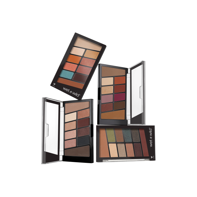 Wet Brush Wet Brush N Wild Color Icon Eyeshadow 10 Pan Palette, Comfort Zone Eye Makeup White Smoke