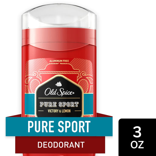 Old Spice Old Spice Red Collection Deodorant For Men Aluminum Free Pure Sport Scent 3.0 Oz Deodorant White Smoke