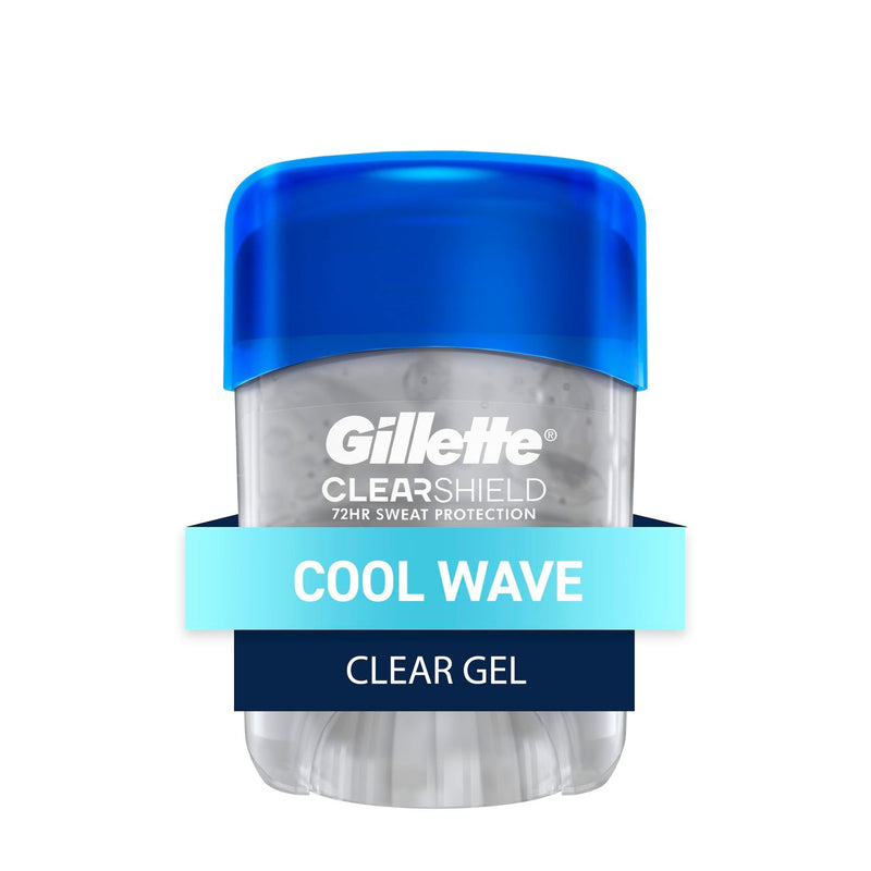 Gillette Gillette Antiperspirant Deodorant For Men, Clear Gel, Cool Wave, 0.5 Oz Deodorant White Smoke
