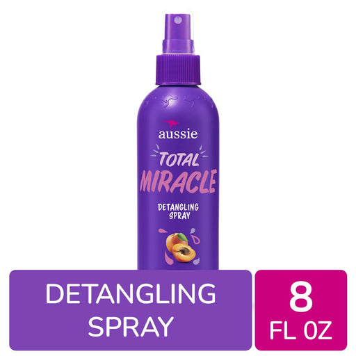 Aussie Aussie Total Miracle With Apricot & Australian Macadamia Oil Detangling Spray, 8 Fl Oz Health & Beauty White Smoke