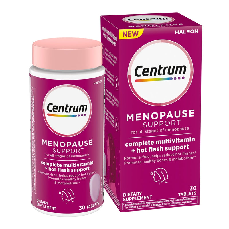 Centrum Centrum Menopause Support Complete Multivitamin Tablets (30 Count) Vitamins & Supplements White Smoke