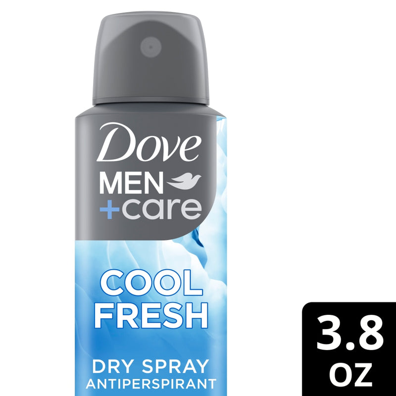 Dove Dove Men+Care Dry Spray Antiperspirant - Cool Fresh - 3.8 oz Deodorant & Anti-Perspirant White Smoke