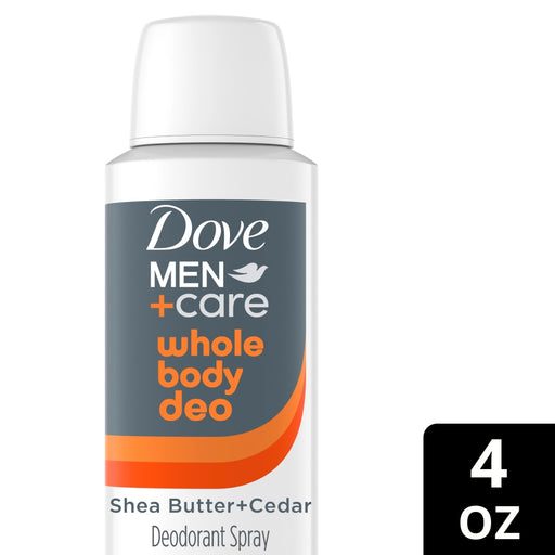 Dove Dove Men+Care Whole Body Deodorant Spray - Aloe + Bamboo - 4 oz Deodorant White Smoke