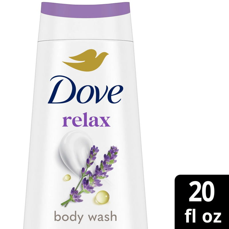 Dove Dove Beauty Relaxing Lavender Oil & Chamomile Nourishing Body Wash - 22 Fl Oz Body Wash White Smoke