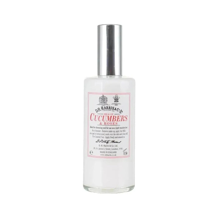 D.R. Harris & Co D.R. Harris & Co Milk Of Cucumber Roses Dispenser 100ml Cucumbers Lavender