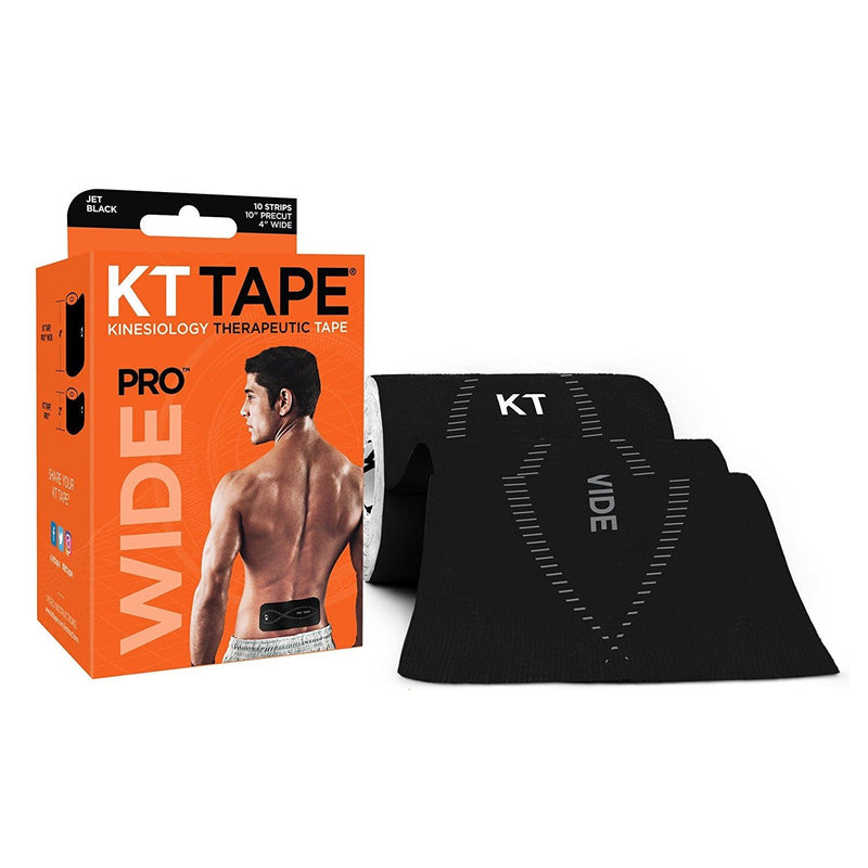 KT Tape KT Tape Pro Wide, Therapeutic Jet Black Correction Fluids, Pens & Tapes White Smoke