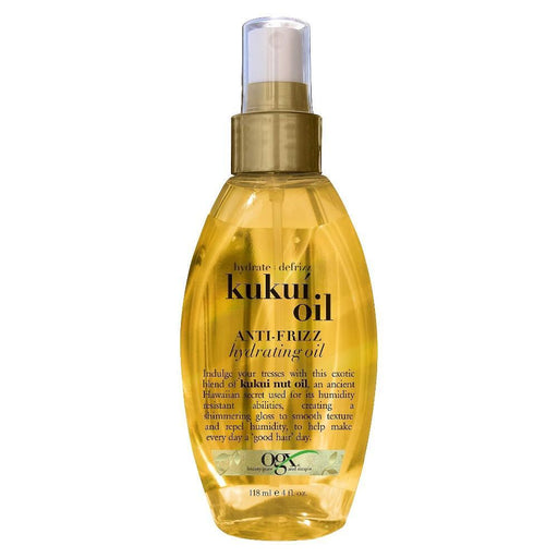 OGX OGX Kukui Anti-Frizz Hydrating Oil - 4 Fl Oz Hair Care White Smoke