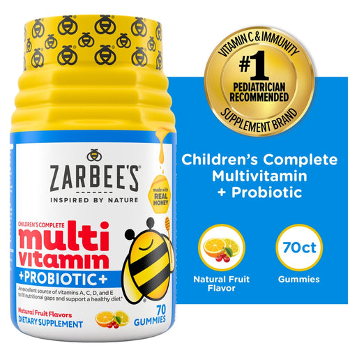 Zarbee's Zarbee’s® Children’s Multivitamin – 70 Gummies Vitamins & Supplements White Smoke