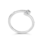 Bids.com .925 Sterling Silver 1/5 Cttw Diamond Double Arrowhead Open Ring (I-J Color, I2-I3 Clarity) - Ring Size 6 Rings White Smoke 6 / White.Sterling Silver,7 / White.Sterling Silver,8 / White.Sterling Silver,5 / White.Sterling Silver,9 / White.Sterling Silver