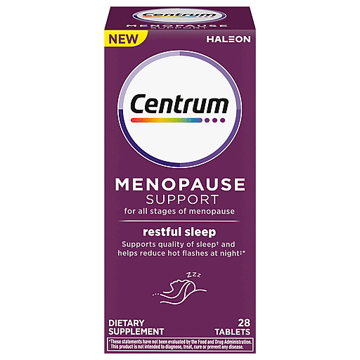 Centrum Centrum Menopause Support Restful Sleep Tablets 28 Ct Personal Care Dark Slate Blue