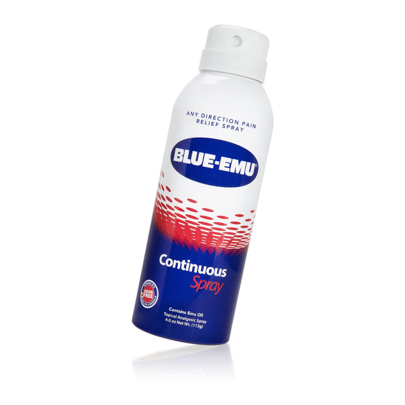 Blue-Emu Blue-Emu Continuous Back Pain Relief Spray, Odor Relief, 4 Oz Back Care White Smoke