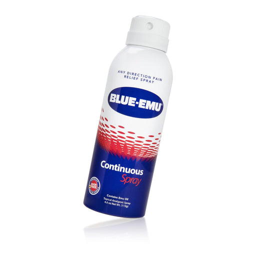 Blue-Emu Blue-Emu Continuous Back Pain Relief Spray, Odor Relief, 4 Oz Back Care White Smoke