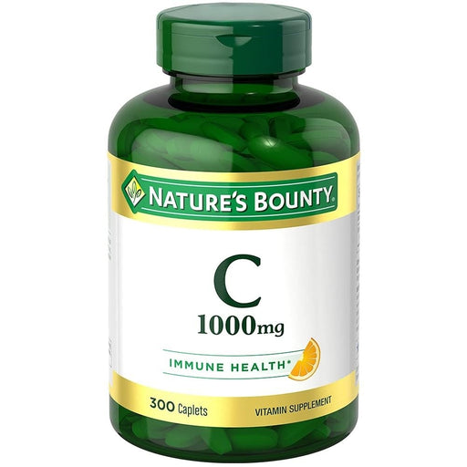 Nature's Bounty Nature's Bounty Immune Health Vitamin C Supplement Caplets Vitamins & Supplements White Smoke