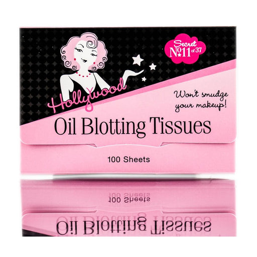 Hollywood Fashion Secrets Hollywood Fashion Secrets Oil Blotting Tissues, 100 Sheets Skin Care Black