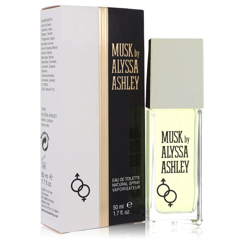Alyssa Ashley Alyssa Ashley Musk Eau de Toilette Spray, 1.7 fl oz / 50 ml Perfume & Cologne Light Gray