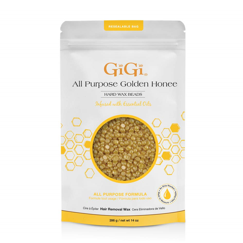 GiGi GiGi All Purpose Golden Honee Hard Wax Beads 14 Oz #67985EC Beads Lavender