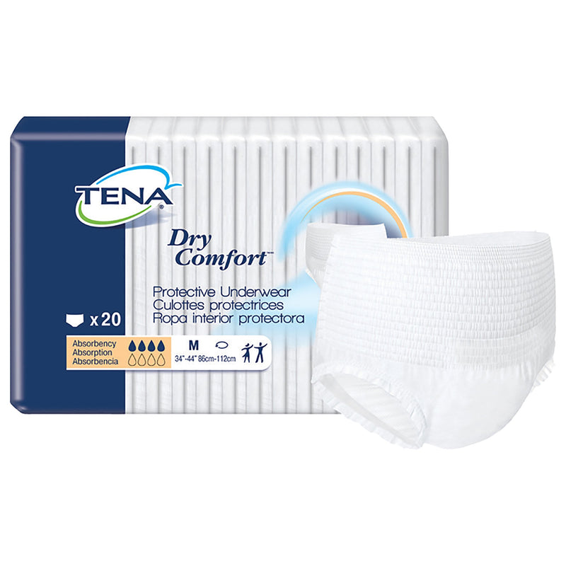 Tena Tena Dry Comfort Absorbent Underwear, Medium MK Underwear White Smoke