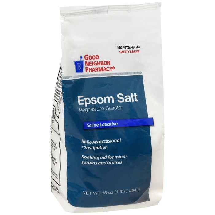 0 Good Neighbor Pharmacy Epsom Salt 12x16oz Salt & Pepper Shakers Lavender