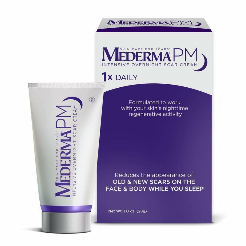 Mederma Mederma PM Intensive Overnight Scar Cream, 1.0 Oz Health & Beauty White Smoke