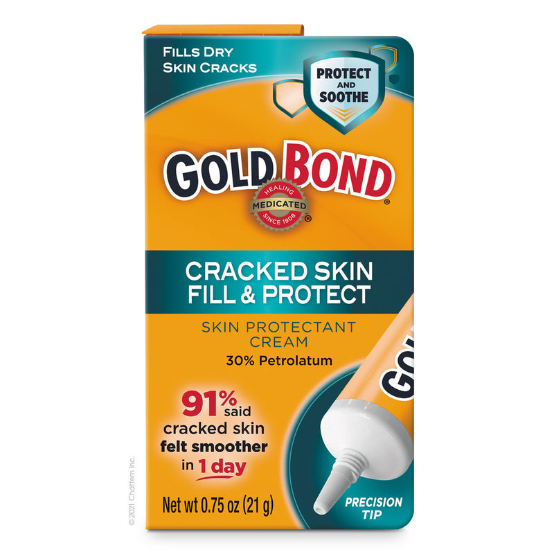 Gold Bond Gold Bond Cream, Cracked Skin Fill & Protect, 0.75 Oz Tube Lotion & Moisturizer Goldenrod