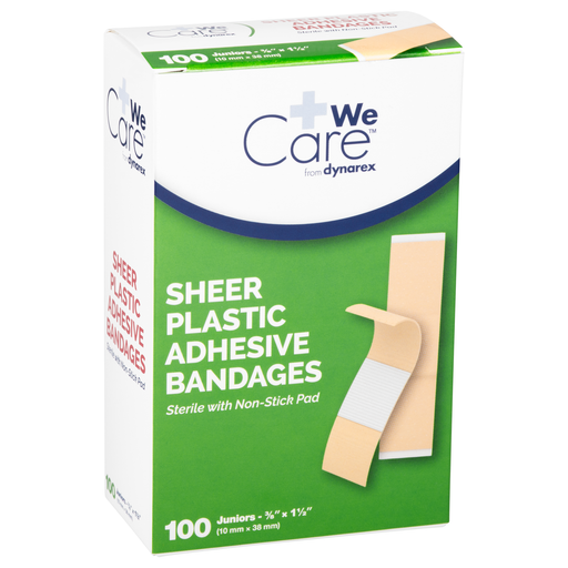 Dynarex Dynarex Adhesive Strips Jr 3/8X1.5 Medical Tape & Bandages White Smoke