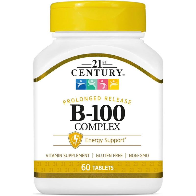 21st Century 21st Century Vitamin B 100 Complex Tablets 60Ct Vitamins & Supplements White Smoke