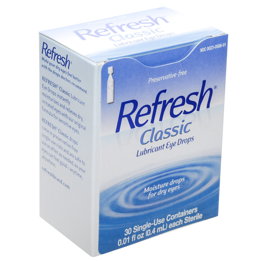 Refresh Refresh Classic Lubricant Eye Drops Single-Use Containers Eye Drops & Lubricants White Smoke