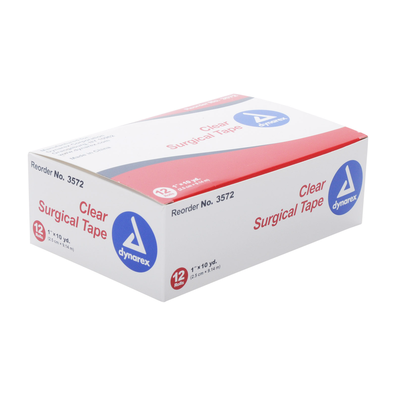 Dynarex Dynarex® Paper Surgical Tape – 1" x 10 Yards (12 Rolls per Box) Wig Glue & Tape White Smoke