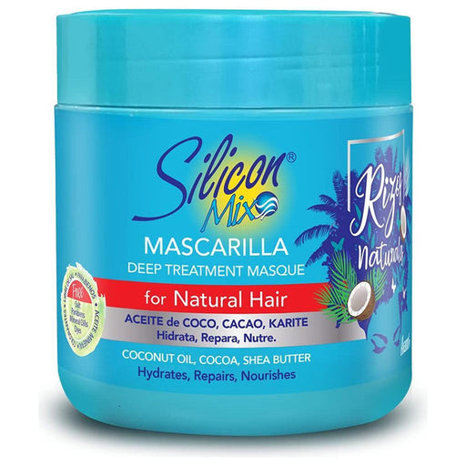 Silicon Mix Silicon Mix Coconut Oil Cocoa Shea Butter Deep Treatment Masque 10.5 Oz Hair Masque Medium Turquoise