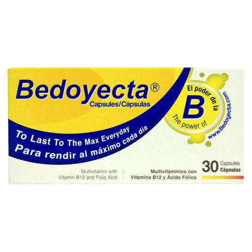 Bedoyecta Bedoyecta GC Multivitamin – B-Complex with Vitamin C and Minerals – 30 ct Softgels Vitamins & Supplements Seashell