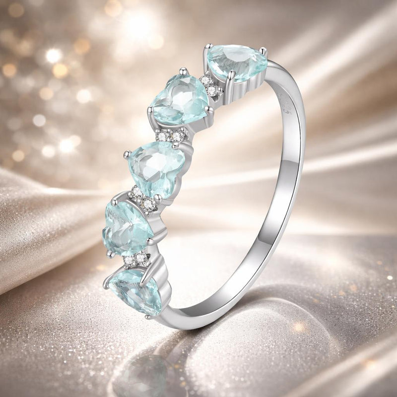 Bids.com 925 Sterling Silver Ring with 4.5mm Pavé Set CZ, Size 7, for Women Rings White Smoke 7