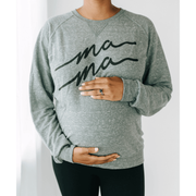 Sunflower Motherhood Mama Sweatshirt Clothing Gray Small,Medium,Large,Extra Large,2 XL