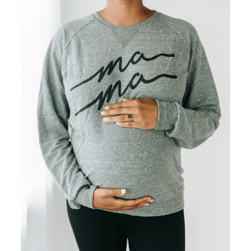 Sunflower Motherhood Mama Sweatshirt Clothing Gray Small,Medium,Large,Extra Large,2 XL