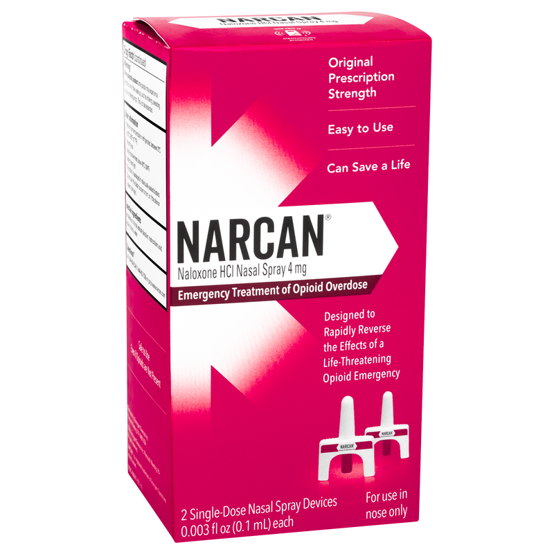 Narcan Narcan Emergency Treatment Of Opioid Overdose Nasal Spray First Aid Medium Violet Red