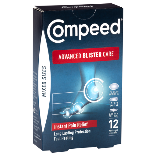 Compeed Compeed Advanced Blister Care Gel Cushions Mixed Sizes Medical Tape & Bandages White Smoke