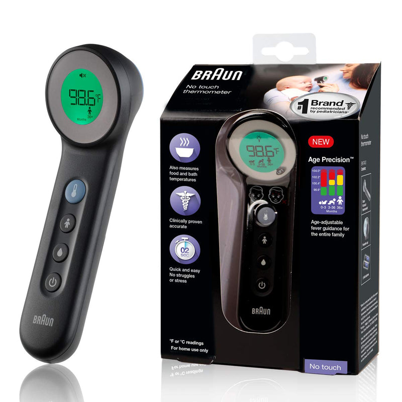 Braun Braun No Touch Thermometer Medical Thermometers White Smoke