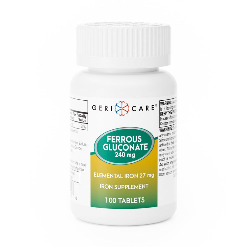 McKesson McKesson Ferrous Gluconate Count Of 12 Vitamins & Supplements White Smoke