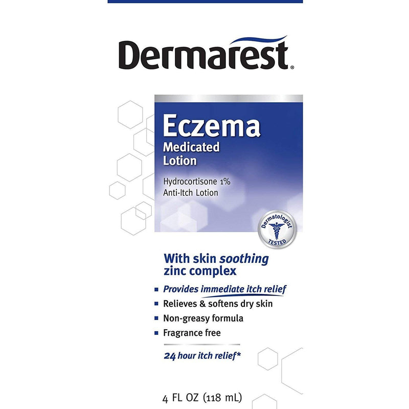 Dermarest Dermarest Medicated Lotion, Eczema Lotion & Moisturizer White Smoke