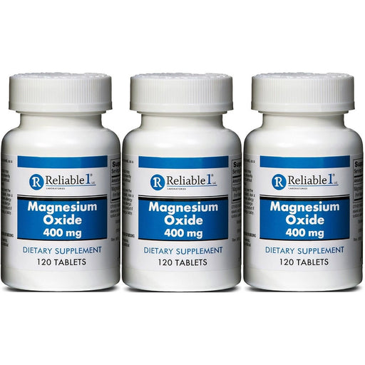 Reliable-1 Laboratories Reliable-1 Laboratories Magnesium Oxide – 400 mg (120 Tablets) Vitamins & Supplements Lavender