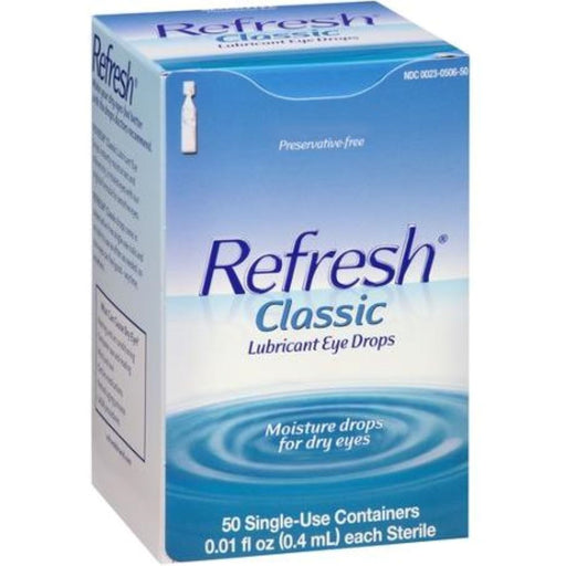 Refresh Refresh® Classic Lubricant Eye Drops – Preservative-Free (Single-Use Containers) Eye Drops & Lubricants White Smoke