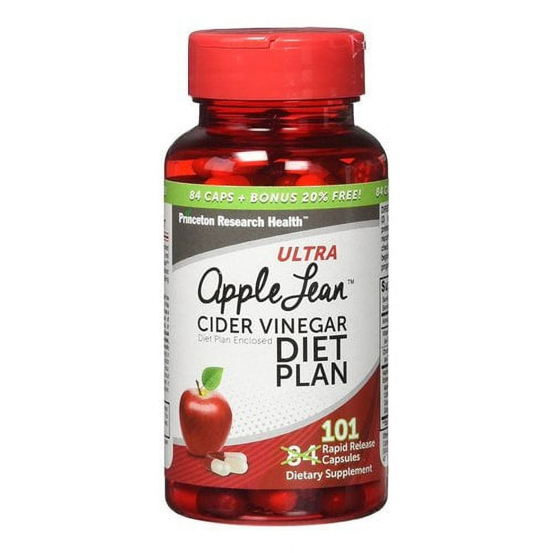 Princeton Research Health Princeton Research Health Ultra Apple Lean – Apple Cider Vinegar Diet Plan (Rapid Release Capsules) Health & Beauty White Smoke