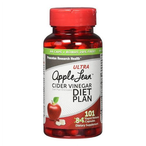 Princeton Research Health Princeton Research Health Ultra Apple Lean – Apple Cider Vinegar Diet Plan (Rapid Release Capsules) Health & Beauty White Smoke