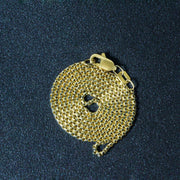 Bids.com 14k Yellow Gold Round Box Chain 1.35 mm Necklaces Dark Slate Gray 16 / Yellow Gold,18 / Yellow Gold,20 / Yellow Gold